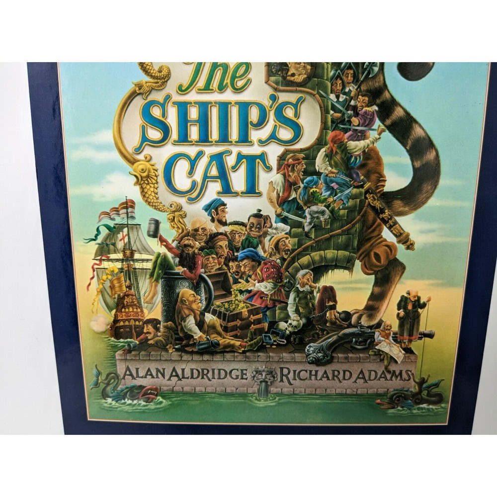 Richard Adams The‎ Ship's Cat Watership Down Book Store Display Sign Standee VTG - Picture 9 of 12